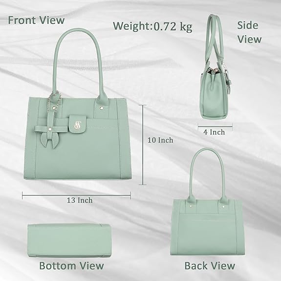 Fostelo Women's Ocean Side Satchel Tote Handbag for Women | Ladies Purse | Stylish Shoulder Bag | Gift For Women - Image 3